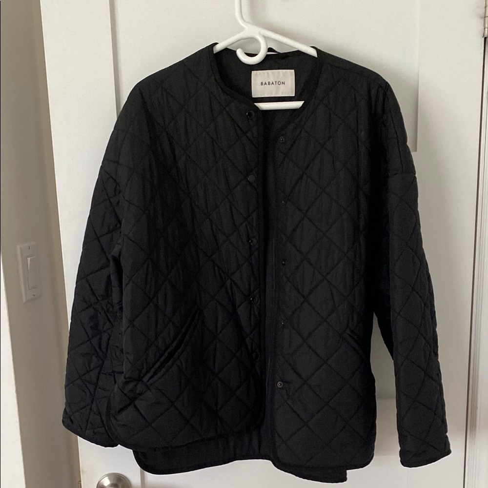 Babaton Geo jacket insulated warm coat black like new